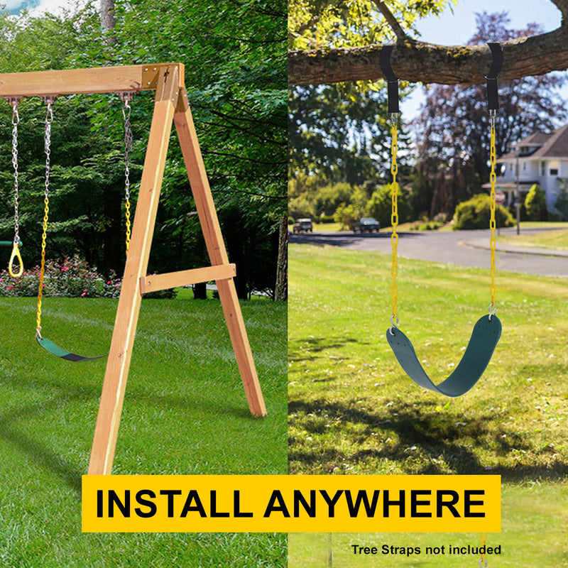 Unisex Belt swing for Swingset or Tree
