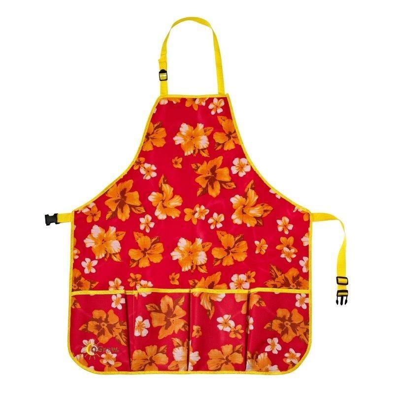 Adult Gardening Apron with Adjustable Neck and Waist Belts